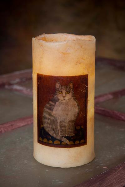 *NEW*  DECORATIVE PILLAR CANDLES - Barn Cat Mercantile, LLC