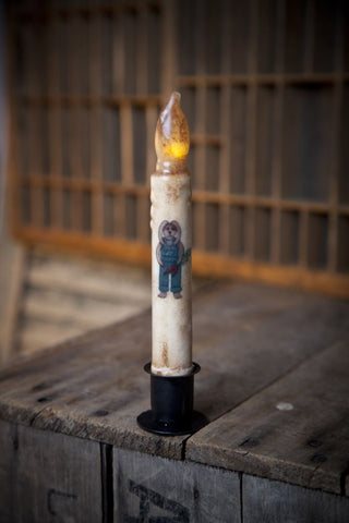 Rabbit Folk Art Taper - Barn Cat Mercantile, LLC